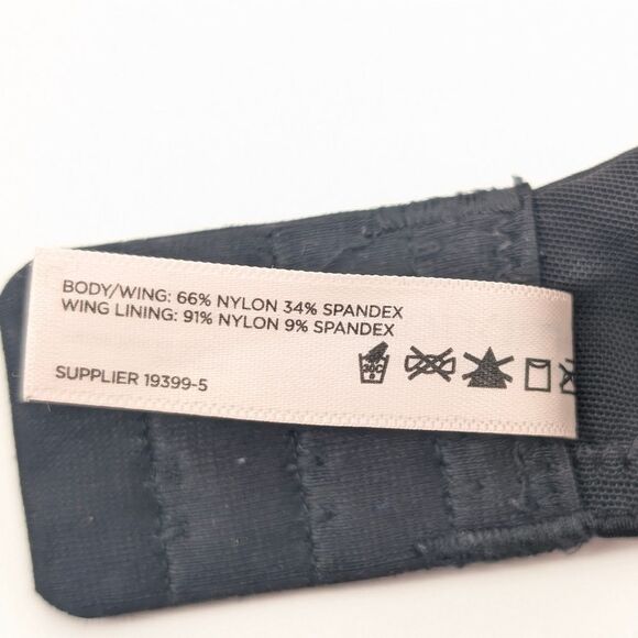 Ambrielle Super Padded Black Under Wire Push Up Adjustable Bra Size 34D - Picture 3 of 4